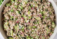 Protein-Packed Tuna, Cucumber and Edamame Salad Recipe