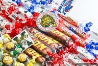 Custom School Spirit Candy Lei with Logo and Mascot