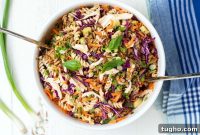 Thai Chicken Pasta Salad with Peanut Lime Dressing