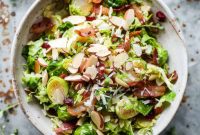 Warm Brussels Sprouts Salad with Crispy Bacon