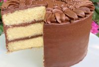 Moist Yellow Birthday Cake Recipe