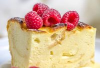 Rich Custard Bread Pudding with Vanilla Sauce