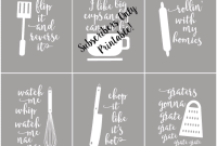 Punny Kitchen Printables: Funny Wall Art and Labels