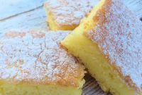 Two Ingredient Lemon Cake Bars Recipe