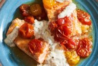 Pan-Seared Salmon with Cherry Tomato Sauce Recipe