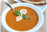 Creamy Tomato Basil Soup with Fresh Herbs