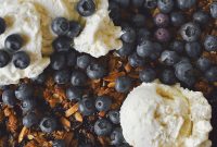 Blueberry Rhubarb Crisp Recipe with Oat Streusel