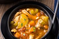 Instant Pot Chicken Stew with Tender Vegetables