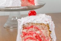 Fluffy Cherry Chiffon Cake Recipe with Fresh Cherries