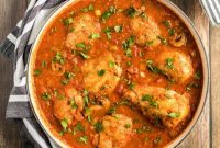Italian Chicken Cacciatore Recipe with Tomatoes and Herbs