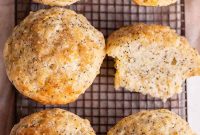 Zesty Sourdough Lemon and Poppy Seed Muffins