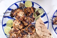 Grilled Chicken Kabobs with Green Goddess Tzatziki