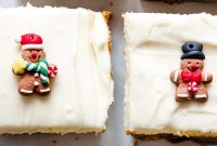 Soft, Chewy Gingerbread Bars with Cream Cheese Frosting