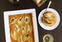 Ricotta and Kale Stuffed Shells in Butternut Squash Sauce