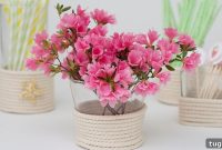 DIY Dollar Tree Rope Vase Tutorial