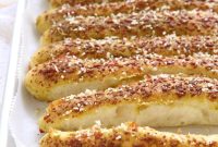 Pesto Parmesan Pull Apart Breadsticks Recipe