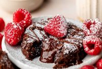 Chocolate Lava Cake Recipe with Gooey Molten Center