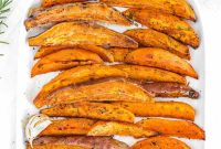 Crispy Oven-Roasted Sweet Potato Wedges