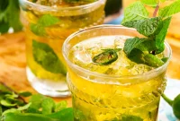 Spicy Jalapeno Mint Julep Bourbon Cocktail