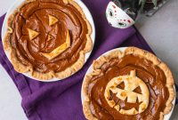 Jack O’Lantern Pumpkin Pie: Lighter Recipe for Fall