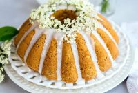 Elderflower-Glazed Zucchini Coconut Bundt Cake Recipe