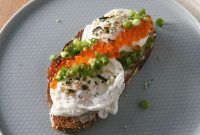 Ikura Toast Recipe: Salmon Roe on Crispy Sourdough