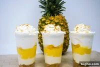 No-Bake Hawaiian Coconut-Pineapple Dessert Cups Recipe