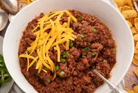 Texas Chili Recipe for Frito Pie