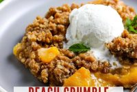 Peach Oat Crumble Recipe