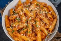 Creamy Chicken Penne with Vodka Sauce