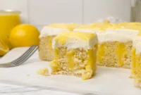 Lemon Curd Cake with Moist Layers and Citrus Cream
