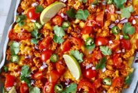 Lean Sheet Pan Turkey Nachos