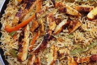 One-Pan Chicken Fajita Rice Skillet Recipe