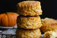 Savory Pumpkin Scones with Cheddar