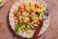 Vegan Lemon Pearl Couscous Salad