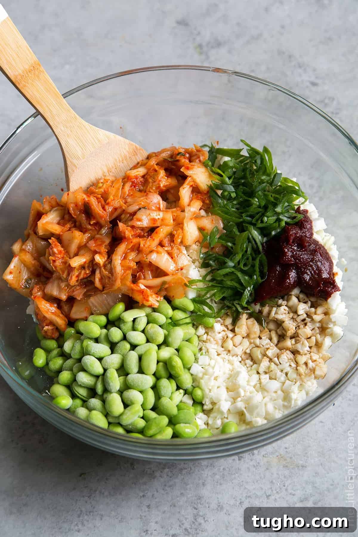 Oven-Baked Kimchi Cauliflower Rice Recipe 3 Baked Kimchi Cauliflower Rice