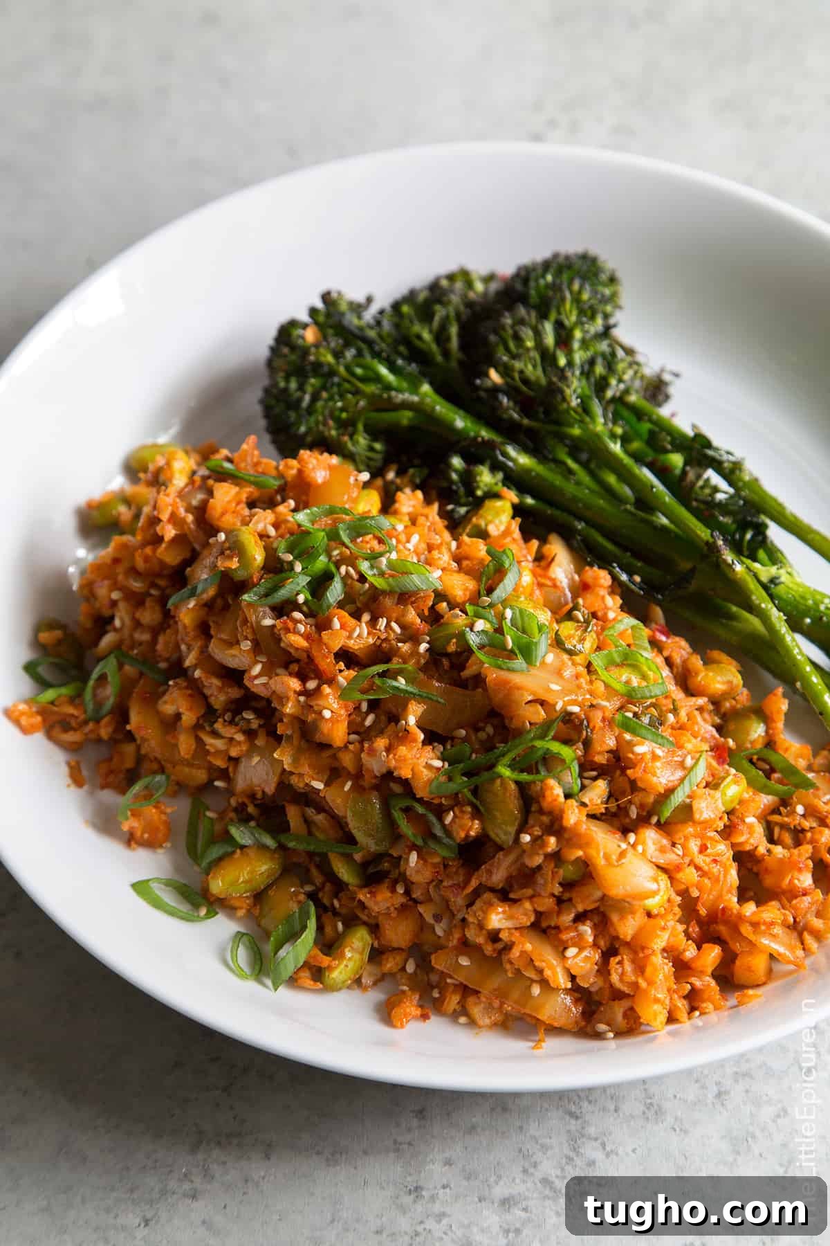Oven-Baked Kimchi Cauliflower Rice Recipe 6 Baked Kimchi Cauliflower Rice