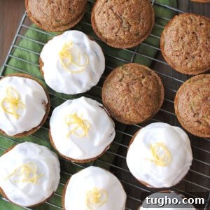 Zucchini cupcake photo