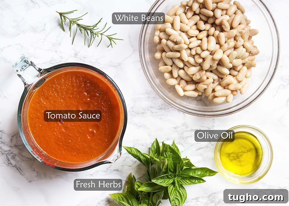 Ingredients for the recipe.