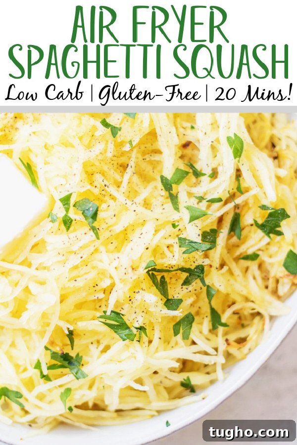 This recipe for how to cook air fryer spaghetti squash gives you the perfect squash every time!