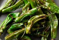Blistered Shishito Peppers with Spicy Dipping Sauce Recipe