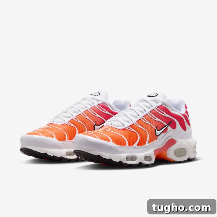 Nike Air Max Plus White Sunrise view 1