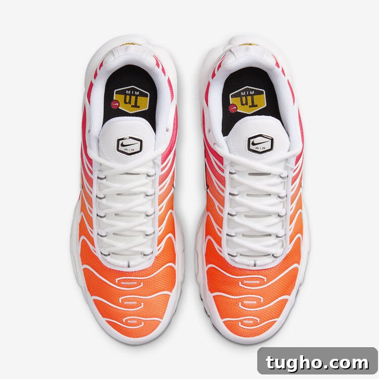 Nike Air Max Plus White Sunrise view 4