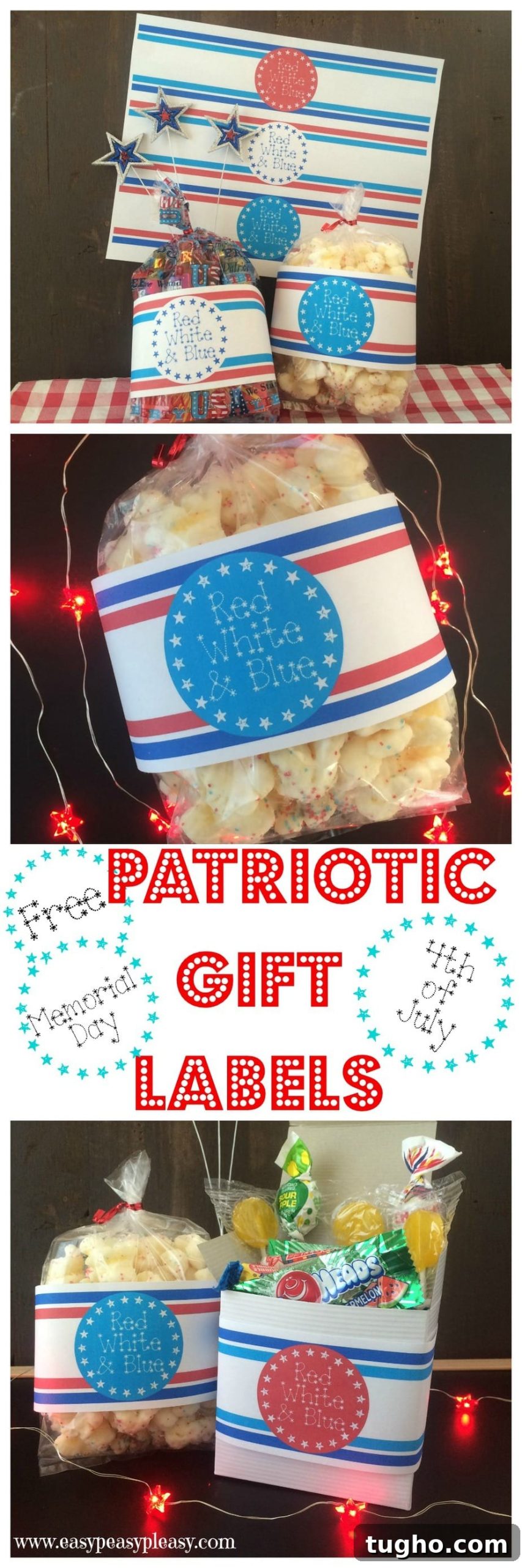Free Printable Patriotic Labels for 4th of July and Memorial Day 3 4th of July and Memorial Day Patriotic Free Printable Patriotic Gift Bag and Box Labels