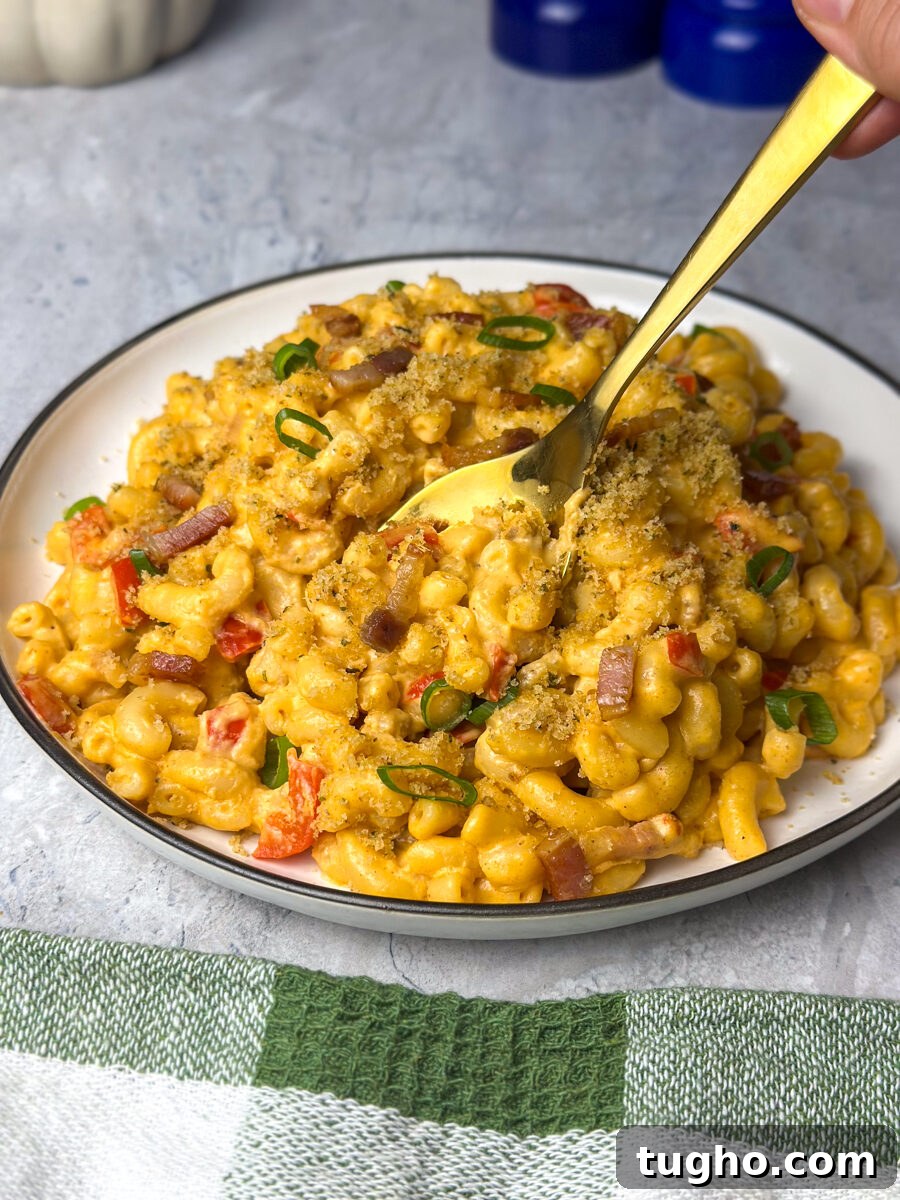 One-Pot Creamy Bacon Mac and Cheese 3 Bacon mac and cheese recipe
