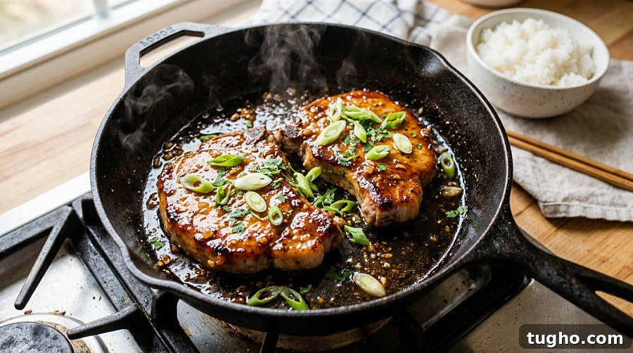 Honey Garlic Glazed Pork Chops