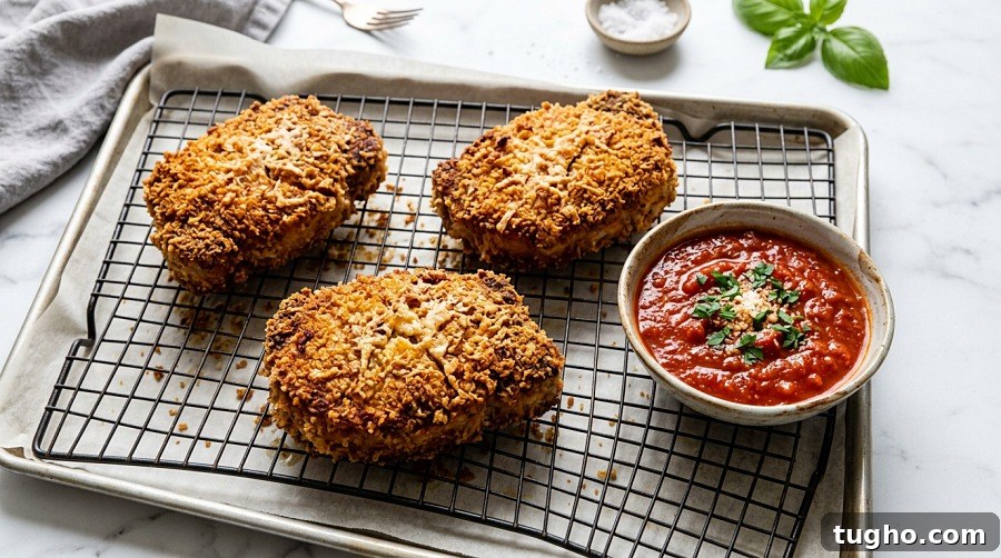 Parmesan Crusted Baked Pork Chops