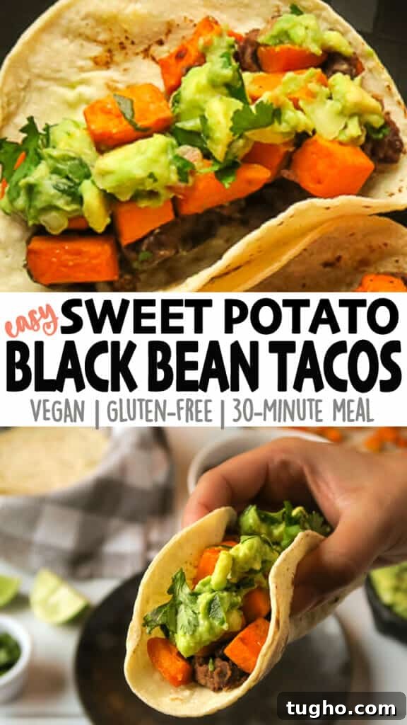 Gluten-Free Vegan Sweet Potato and Black Bean Tacos 7 Sweet Potato & Black Bean Tacos {Vegan & Gluten-free} Easy Recipe
