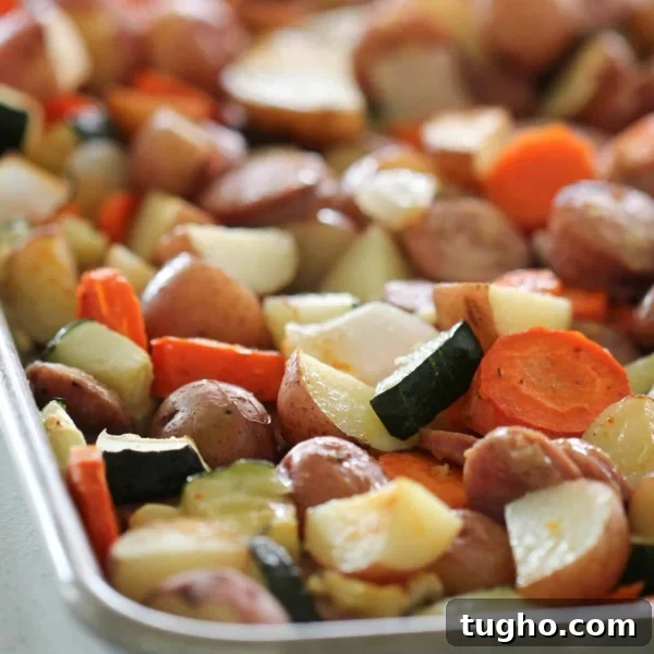 Freezer Meals for Large and Small Families 3 Sheet Pan Chicken Sausage and Vegetables
