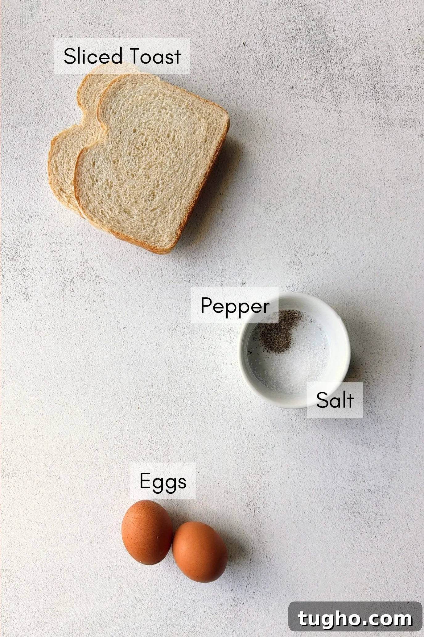 Quick Air Fryer Egg Toast Recipe 3 Ingredients to make air fryer egg toast.